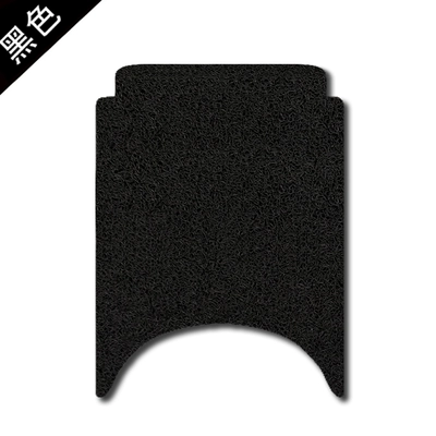 Suitable for No.9 M80C/M85c/M95c Electric Vehicle Foot Mat Cute Waterproof Anti-skid Silk Loop Foot Mat (Electric vehicle foot mat) - black-foot-pads