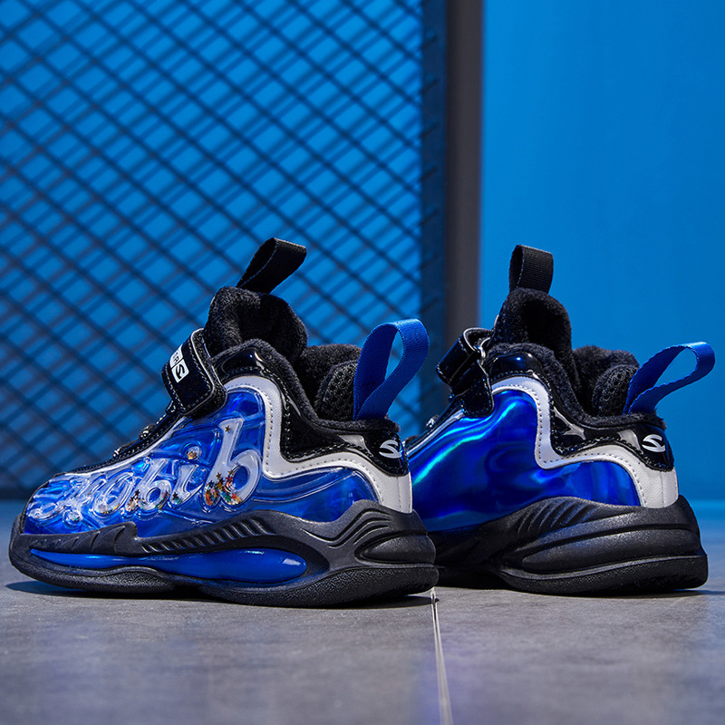 哈比熊童鞋2022春季新款男童时尚潮运动鞋二棉保暖男童鞋现货代发