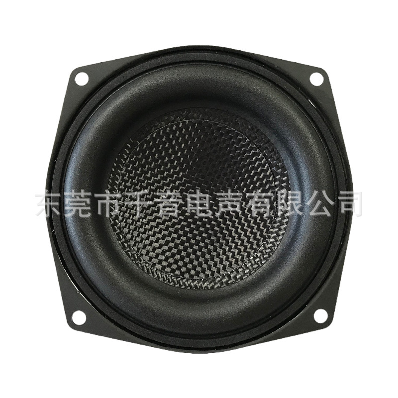 iLouder4寸方25芯玻纤橡胶边80磁长冲程 4寸低音喇叭扬声器|undefined