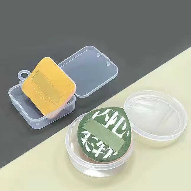 Cojín de aire polvo soplo grande polvo seco soplo esponja polvo puff algodón caramelo 100 puntos sin maquillaje en polvo húmedo y seco de doble uso al por mayor