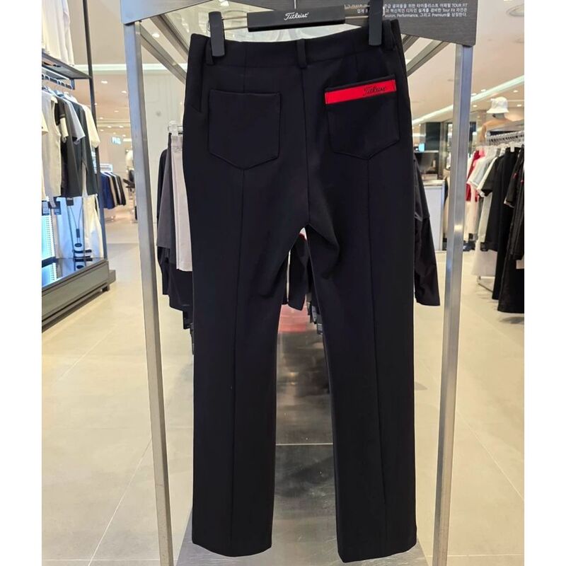 25 Korean Version Original Women's Golf Slim-Fit Casual Pants Outdoor Sports Straight-Leg Pants Fashion Simple Long Pants