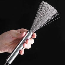 家用不锈钢易清洗锅刷不沾油污厨房洗碗洗锅刷子长柄清洁刷厨具