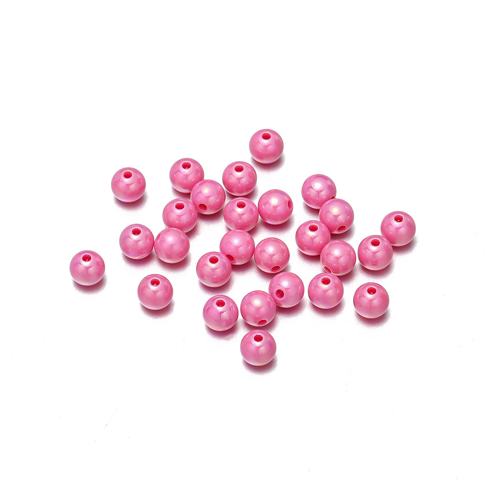 1 Set Diameter 10mm Diameter 6 Mm Diameter 8mm Hole 1~1.9mm Hole 2~2.9mm Arylic Round Polished Beads display picture 10