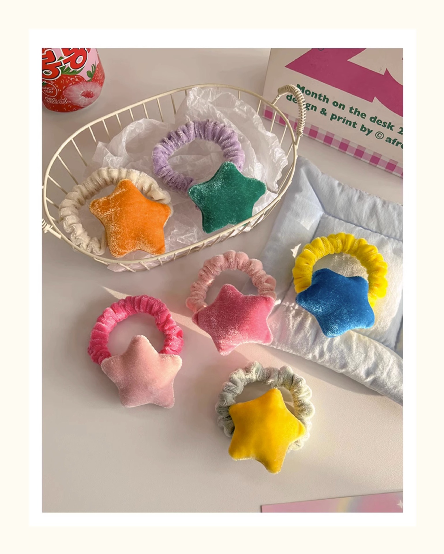 Sweet Star Cloth Hair Tie display picture 3