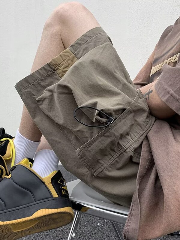 American Shorts Men's Summer Basketball Five-point Pants Teenager plus size Trendy Brand Loose Casual Beach Sports Pants American Shorts Men's Summer Basketball Five-point Pants Teenager plus size Trendy Brand Loose Casual Beach Sports Pants