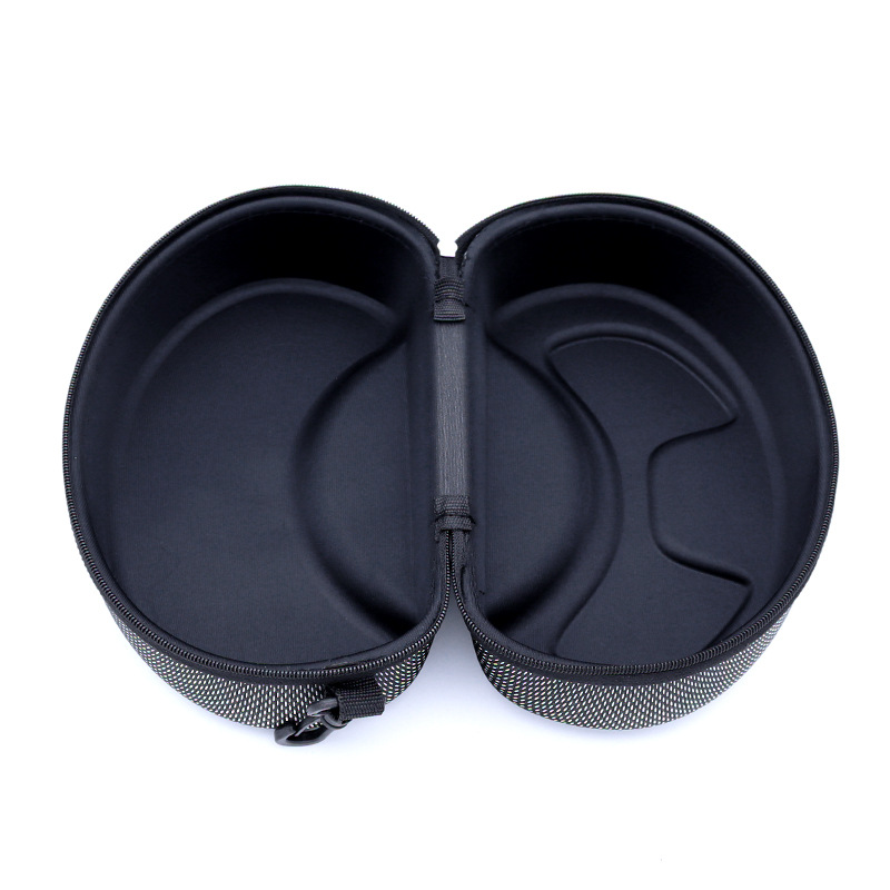 Grandes gafas caso gafas de natación gafas de protección gafas caja de almacenamiento de tipo gancho extra grande bolsa de la cremallera