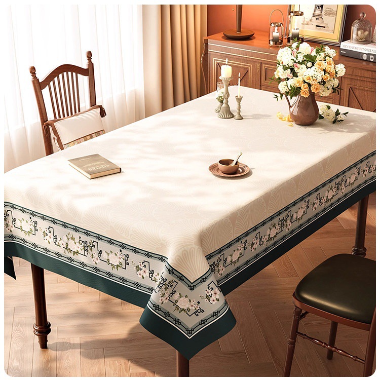 Mesa de comedor americana impermeable anti-contaminante sin lavado anti-escaldado almohadilla de mesa de PVC ligera de lujo de alta calidad mesa de té tela protectora de escritorio