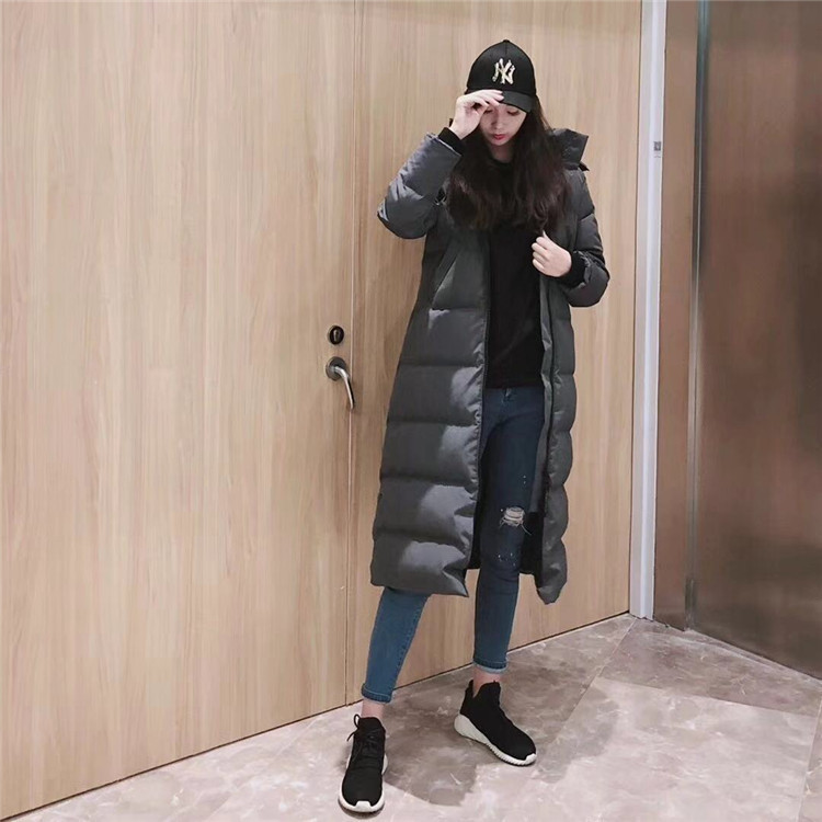 Winter New Big Goose Down Jacket Thickened Warm Super Long Women's Canadian Coat 22 Parka