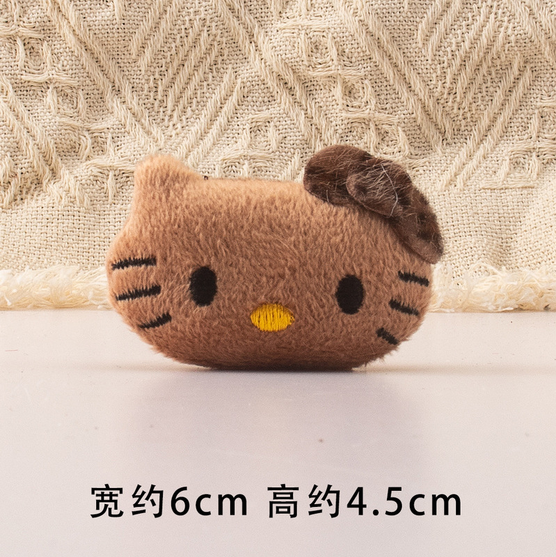 かわいいケイティぬいぐるみペンダント KT 猫ヘアアクセサリーゴムバンドヘアピン人形 DIY 服靴下帽子アクセサリー|undefined