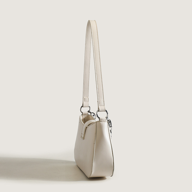 Trendy Textured Women's Shoulder Bag Niche Design Minimalist Style_voghion.com