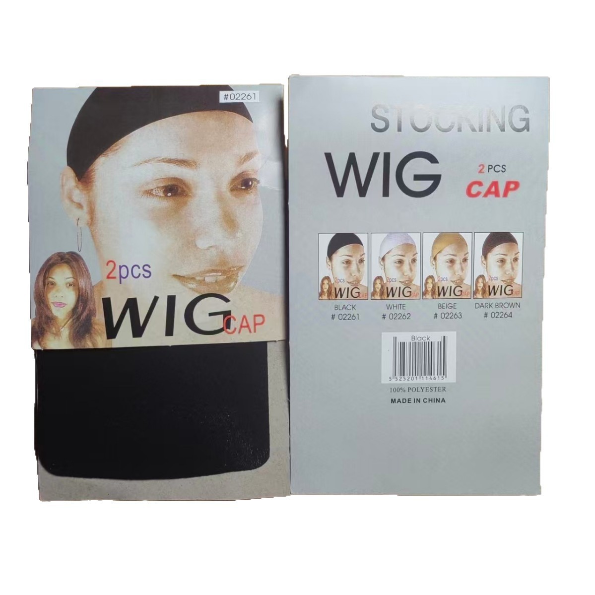 Gorra de Malla para Peluca de 2 Piezas de Nylon Alta Elasticidad para Pelucas
