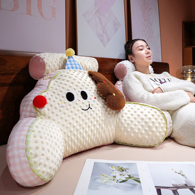 Bedside Cushion Soft Bag Waist Pillow Pillow Large Back Cushion Pregnant Woman Sofa Pillow Dormitory Bed Kidsren Reading
