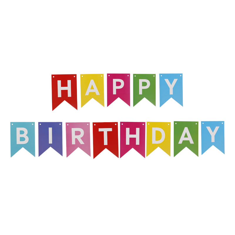 60g Weight Banner Event & Party Supplies 1 Set Quantity Party, Birthday Occasion Cloth Material Birthday Festival Letter, Fish, Fish Tail Pattern Simple Style, Classic Style Style Bronzing Craft Birthday Simple Style Classic Style Letter Fish Fish Tail Cloth Party Birthday Banner Party Supplies Balloons 1 Set 7