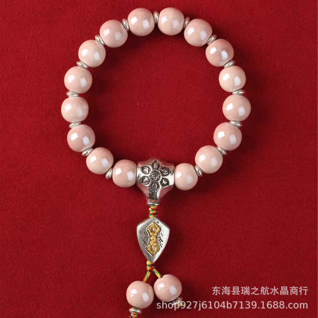 Fragrant gray glazed porcelain hand string Macaron bracelet Zhao Lu Si with colored glazed hand string fragrant gray porcelain hand string wholesale AAA