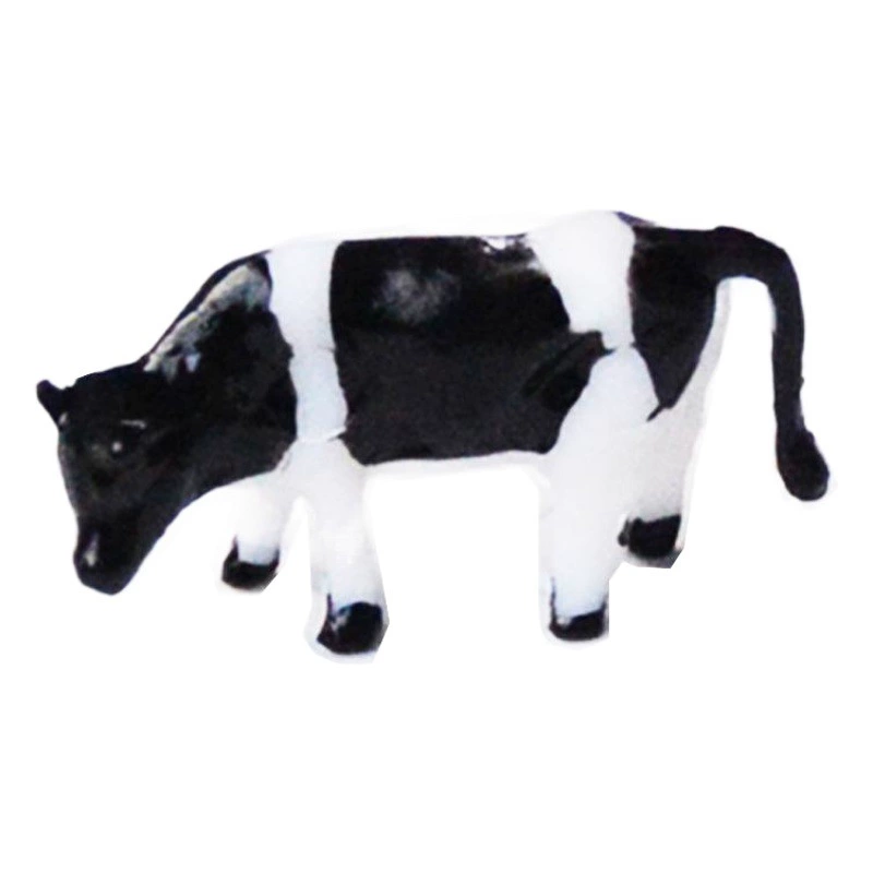 Мини-модель коровы пластиковая имитация мелких животных здание песочный стол Модель DIY сцена Ландшафтный материал 1/87