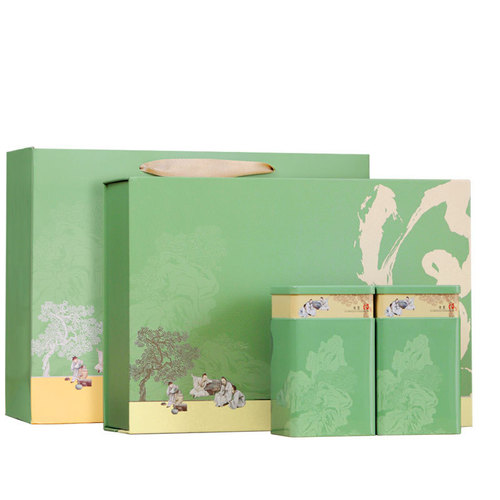 Get Some Time Longjing Green Tea Gift Box 2024 Spring Tea New Tea Biluochun Maojian Tea Gift Box High-end for Gifting