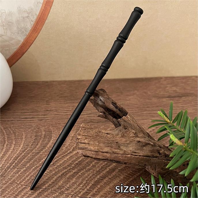 Clip de cabello de madera de sándalo estilo antiguo bambú festival de cabello de madera de cabeza de mujer moderna simple tocado cheongsam chino cabello de cabello