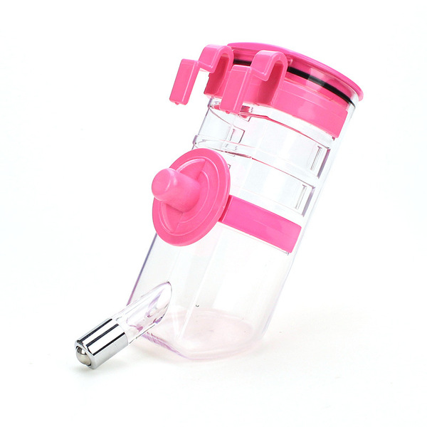 Dog cage hanging pet water drinker stainless steel ball dog water…