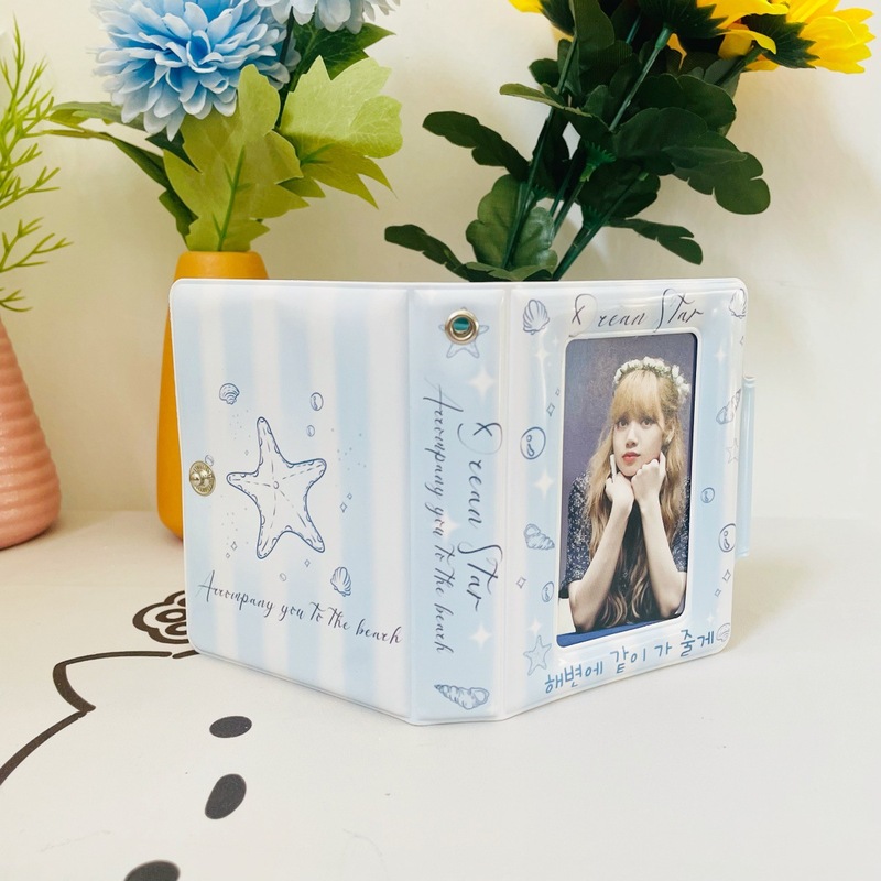 ins追星信封卡包明星照片一宫格小卡册收纳册拍立得相册PVCins风|undefined