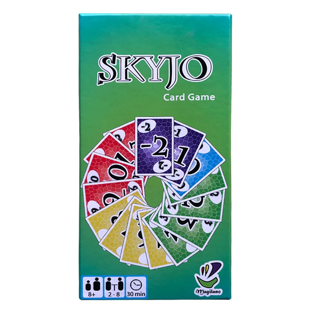 Горячая английская версия SKYJO — карточная игра для отдыха, настольная игра, шахматы и карты, карточная игра