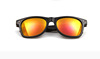 Classic retroreflective glasses solar-powered suitable for men and women, fashionable sunglasses