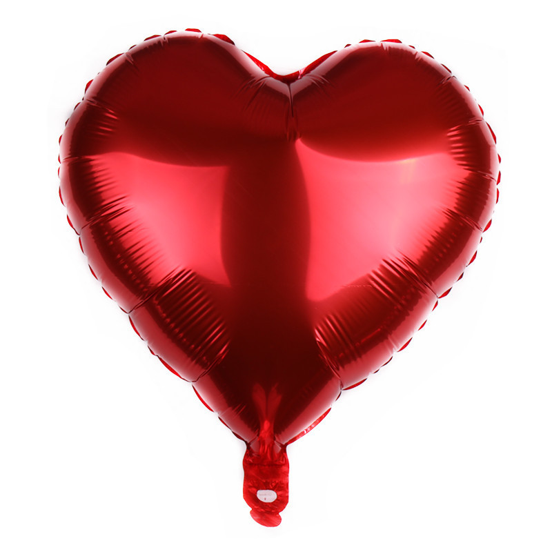 Party Occasion Aluminum Film Material Valentine'S Day Romantic Heart Shape Aluminum Film Party Balloons