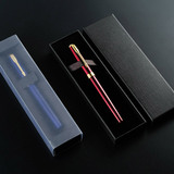 Металлическая подарочная ручка, ручка-роллер, черная подарочная коробка, с печатью вашего логотипа