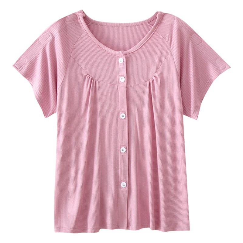 Легко носить и снимать кусок одежды для кормления перелом послеоперационный бесплатно Полный открытый прикованный к постели пожилой больничный халат Лето с коротким рукавом оптом