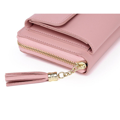 New shoulder horizontal square mobile phone bag, multi-card slot coin purse, mobile phone storage, mini mobile phone bag, wallet for women