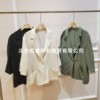 Foreign trade Ce summer new pattern A button Three Quarter Sleeve white urban leisure time commute 23 Mumi Small suit coat