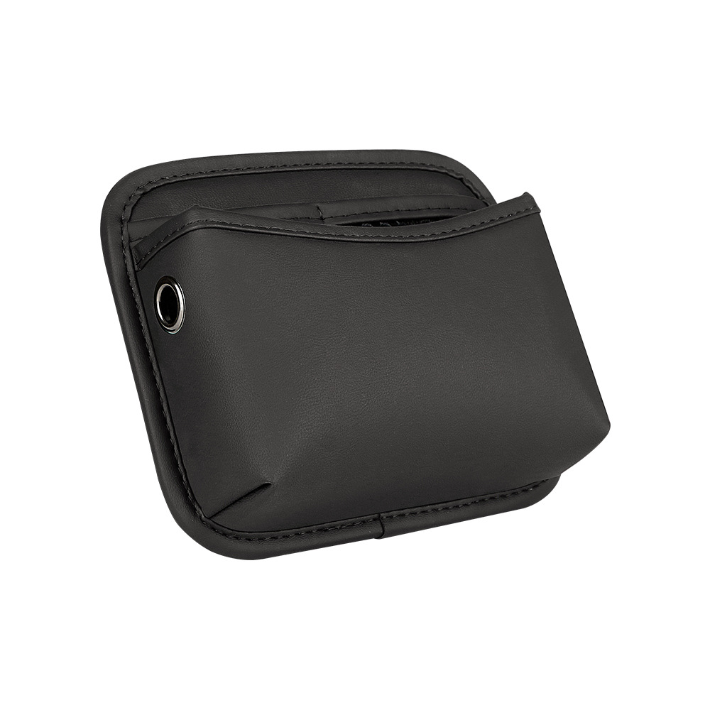 Universal Car Storage Bag Paste Type Main Passenger Central Console Multifunctional (Car storage bag/box) - 3096-nappa-leather-storage-box-black