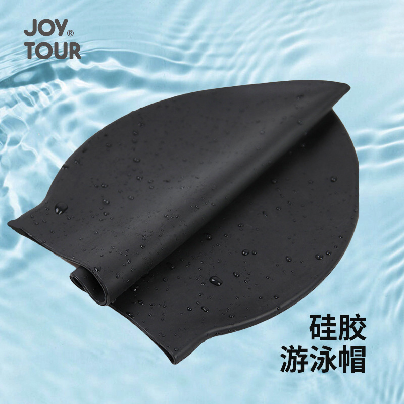 Silicone swimming cap for men and women