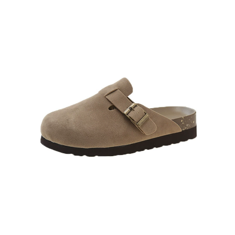 Женские туфли British Birken, подошва 2–3 см, слипоны-мулы для весны/осени, уличные