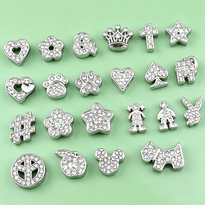 8mm Flower-Shaped Stone Manicure Heart DIY Handmade Jewelry Accessories Nail Pieces Decorative Patch Beads
