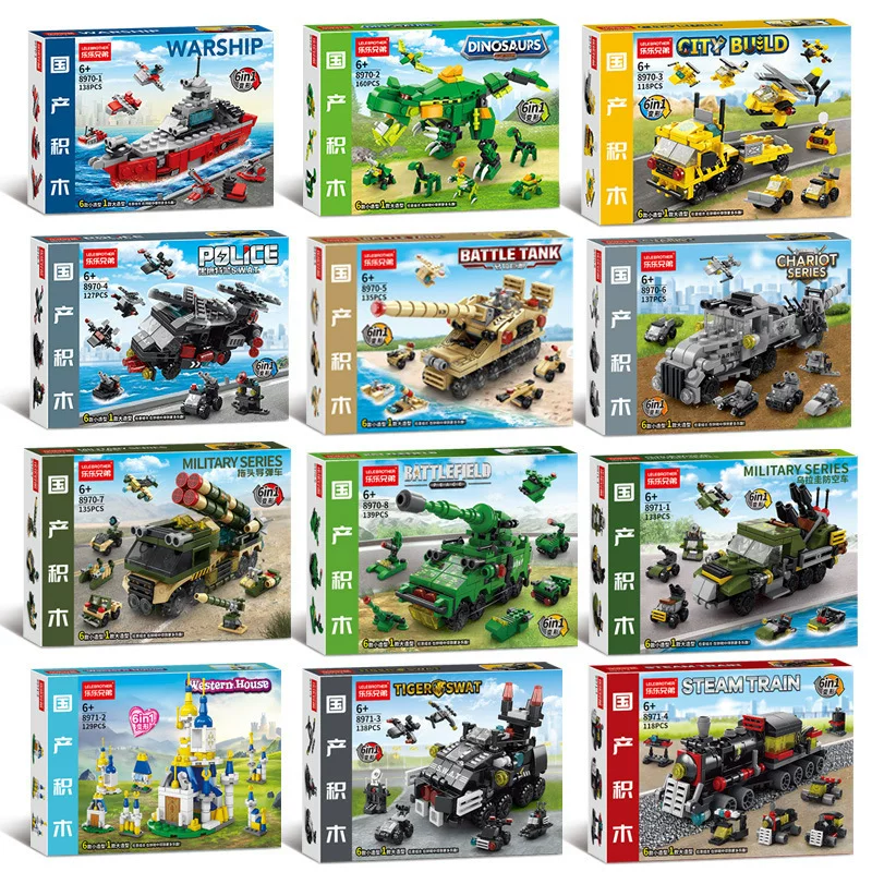 Lego, конструктор, умная игрушка для мальчиков, игрушечная машина, мелкие детали, дорожная полиция