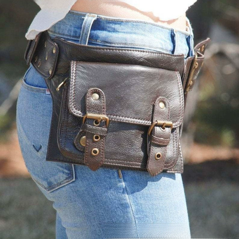Retro suspenders, travel belt for men and women, sports adjustable small bag, 2021 collection, European style, wish