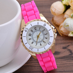 Hot-selling Korean-style Fashionable Silicone Watch for International Trade — Trendy & Stylish Women's Student Watch