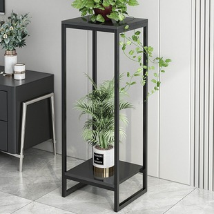 Flower Shelf Living Room Floor-standing Wrought Iron Succulent Storage Rack High-end Indoor Green Rose Display Rack Balcony Flower Pot Bracket