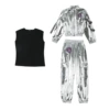 Jacket, vest sleevless, trousers, headband