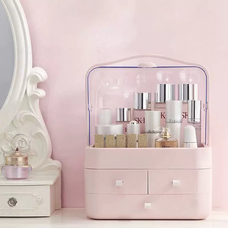 Storage box, table dressing table, storage system, internet celebrity