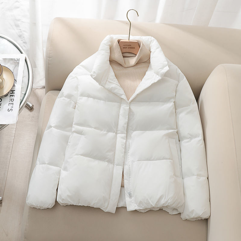 小个子棉服女短款2024冬季新款立领羽绒棉衣加厚宽松面包服外套潮