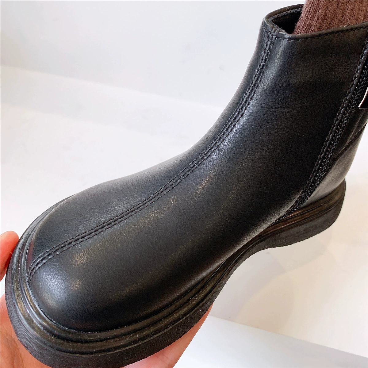 Children's low boots Martens, boys spring/fall 2022, black — sizes 21–37
