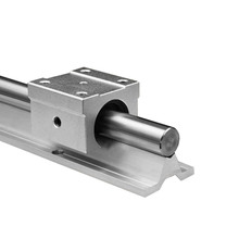 滑轨圆柱导轨直线导轨光轴滑块/SBR16铝托带支撑光轴箱式直线滑块