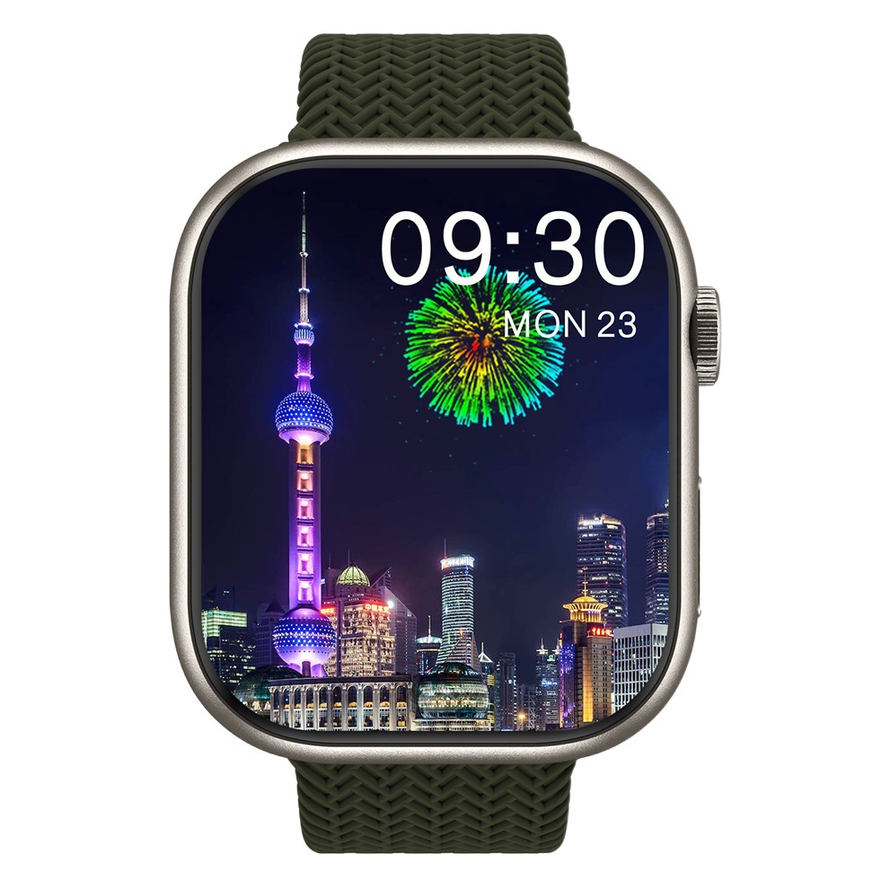 Qiao Gang Master Reloj inteligente HK10Pro de nueve generaciones Amoled HD Pantalla grande Pago sin conexión Llamada Bluetooth GPS