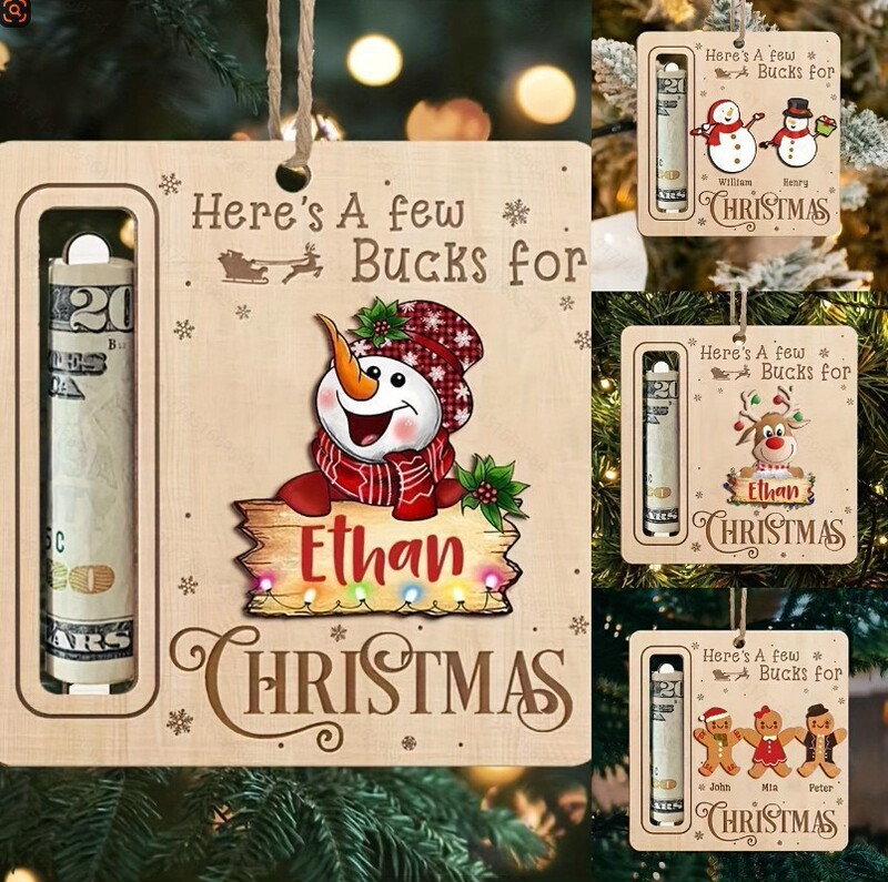 RZP Cross Border Christmas Cute Money Holder Christmas Ornament Decoration Tree Wallet