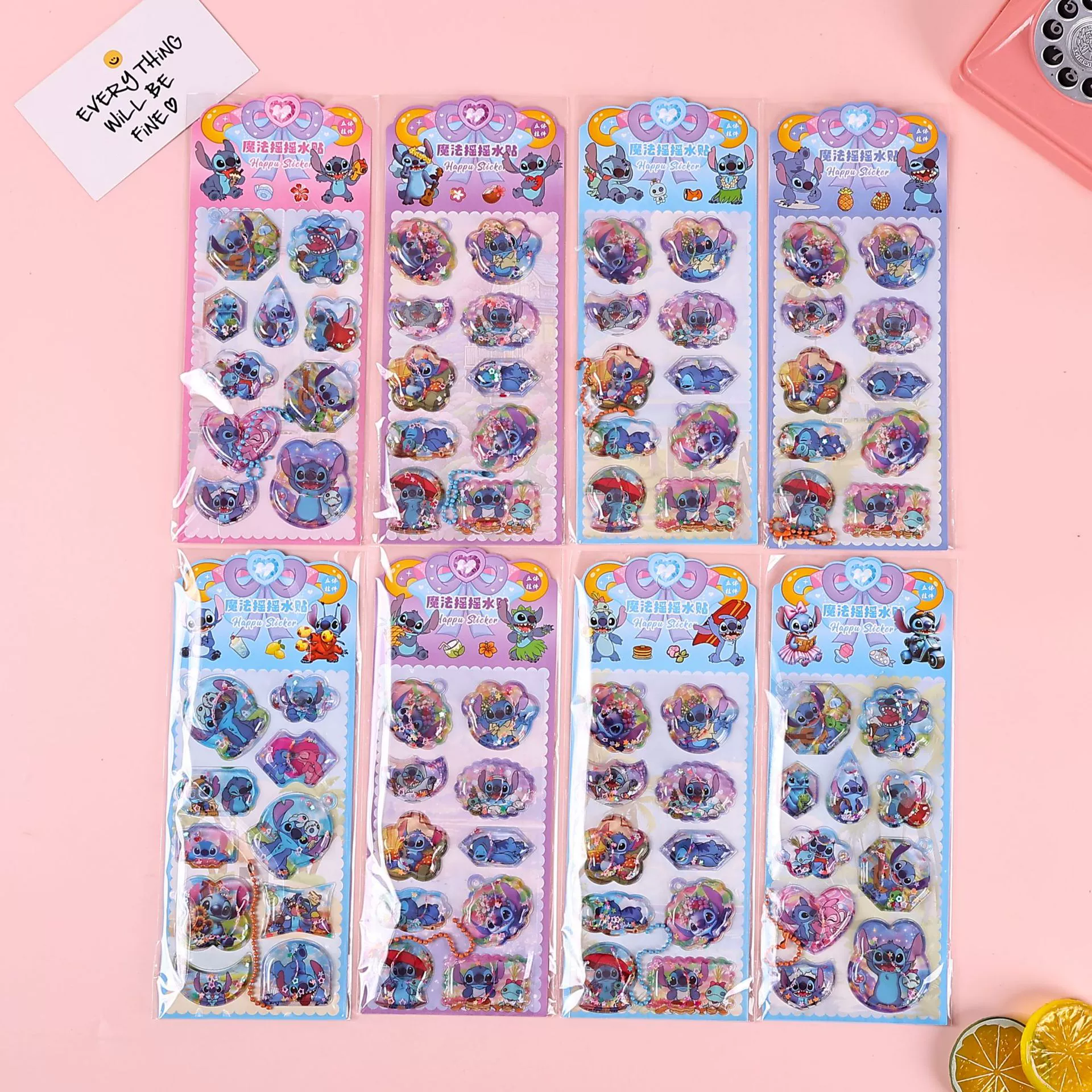 Новый мультяшный шейкер, наклейка для воды, подвеска, детский DIY, украшение для книги, шейкер, наклейка для воды, подвеска