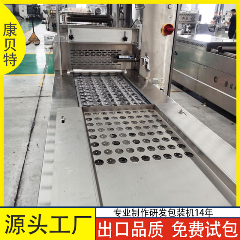 奶酪棒拉伸膜包装机 山楂糕真空包装设备 海鲜全自动真空封口机