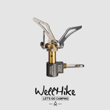 野营炉头迷你炉头一体式折叠炉头野营户外求生装备便携式口袋炉头