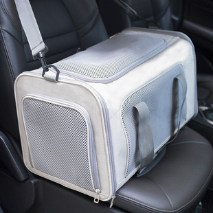 Cat Bag, Portable Large-Capacity Portable Diagonal Sterilization Breathable Car Canvas Foldableing Cat and Dog Bag Pet Bag