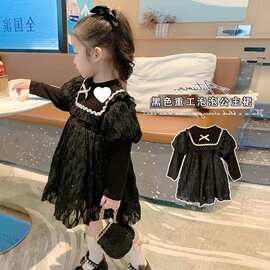 女童秋装2026新款儿童连衣裙早秋生日公主裙子小女孩洋气宝宝春秋